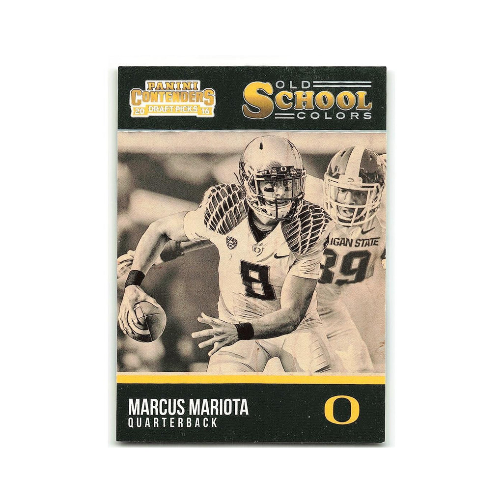Marcus Mariota 2016 Panini Contenders Draft Picks Old School Colors #15 NM