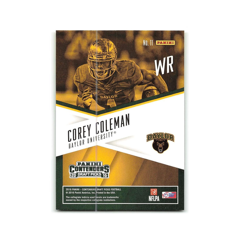 Corey Coleman 2016 Panini Contenders Draft Picks School Colors #11 NM