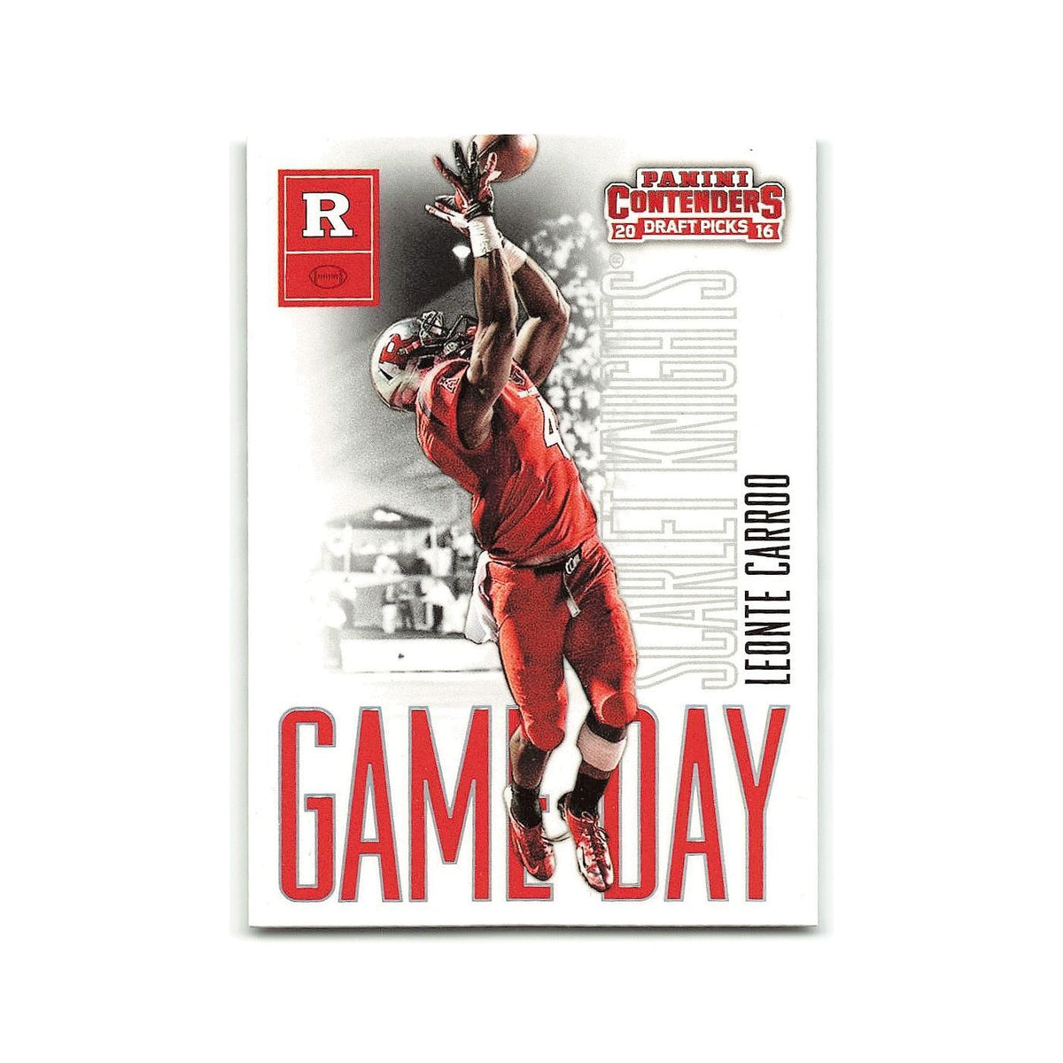 Leonte Carroo 2016 Panini Contenders Draft Picks #30 Rutgers Scarlet Knights NM