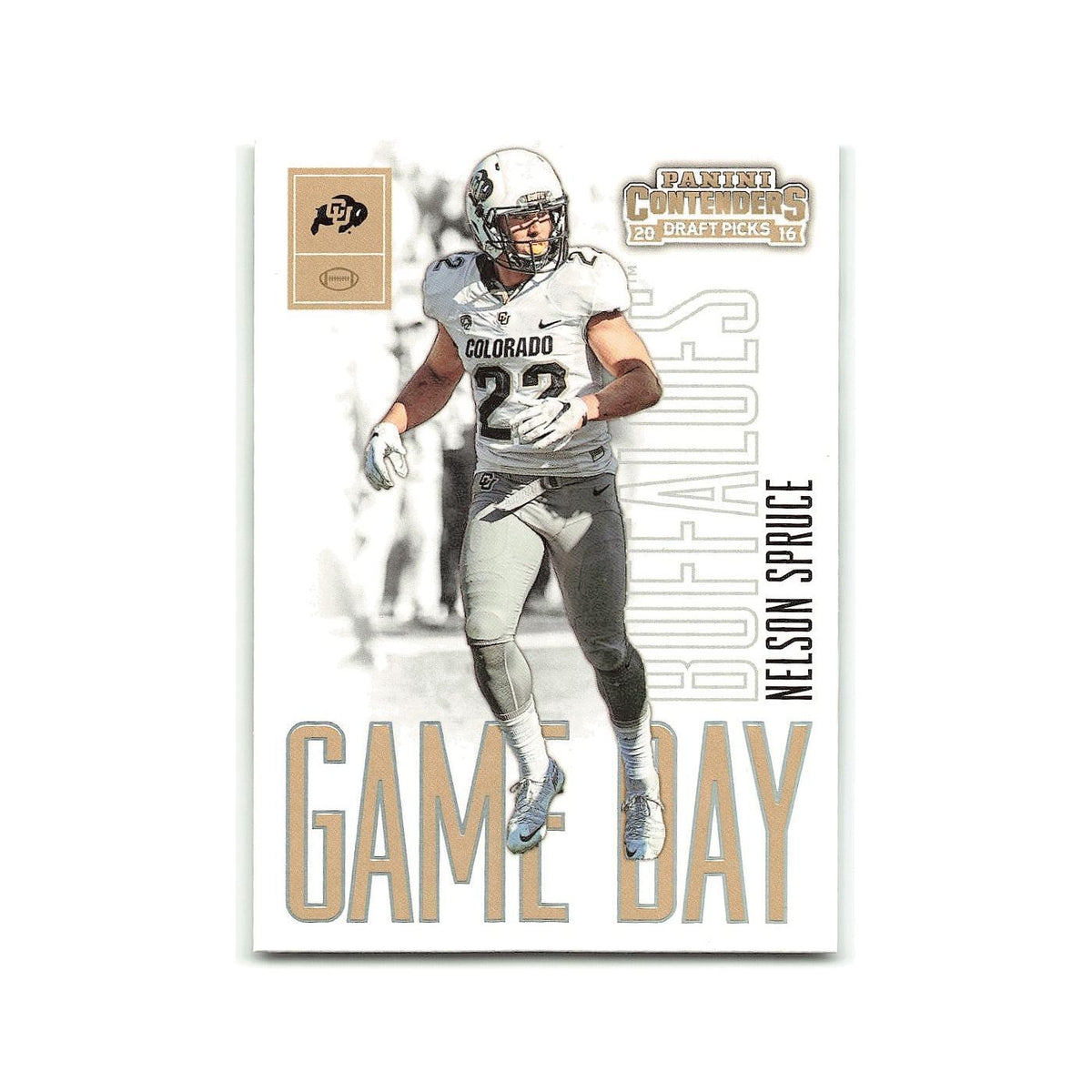 Nelson Spruce 2016 Panini Contenders Draft Picks #35 Colorado Buffaloes NM