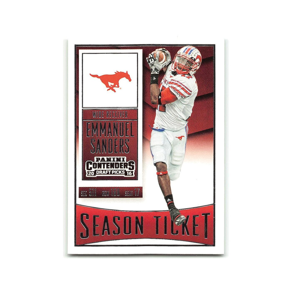 Emmanuel Sanders 2016 Panini Contenders Draft Picks #39 SMU Mustangs NM