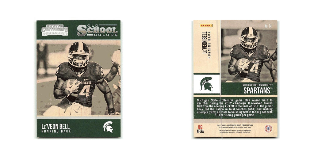 Le'Veon Bell 2016 Panini Contenders Draft Picks Old School Colors #14 NM