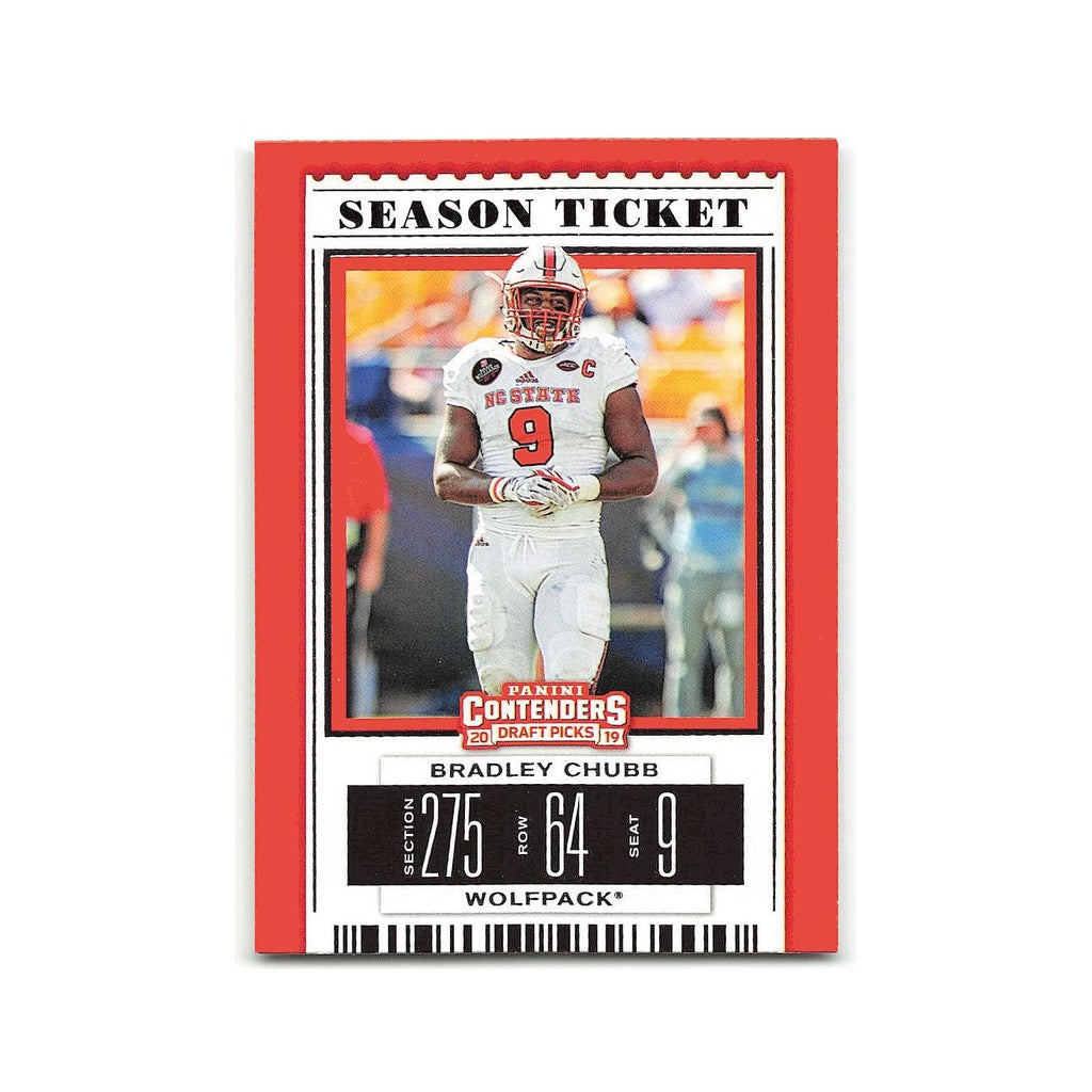 Bradley Chubb 2019 Panini Contenders Draft Picks #16 NC State Wolfpack NM