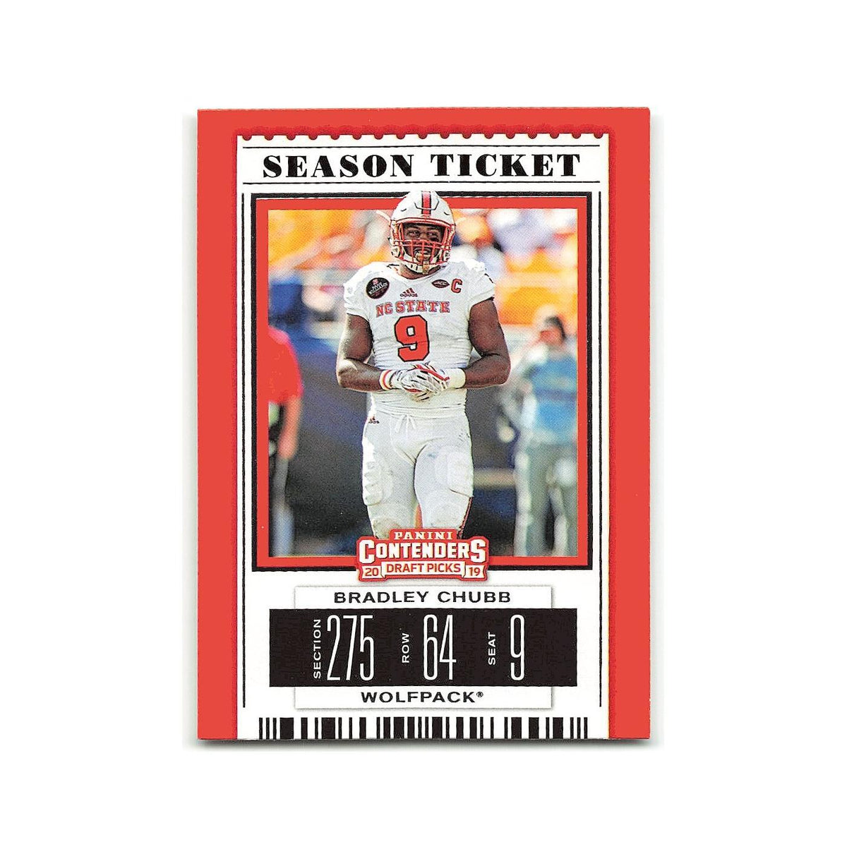 Bradley Chubb 2019 Panini Contenders Draft Picks #16 NC State Wolfpack NM