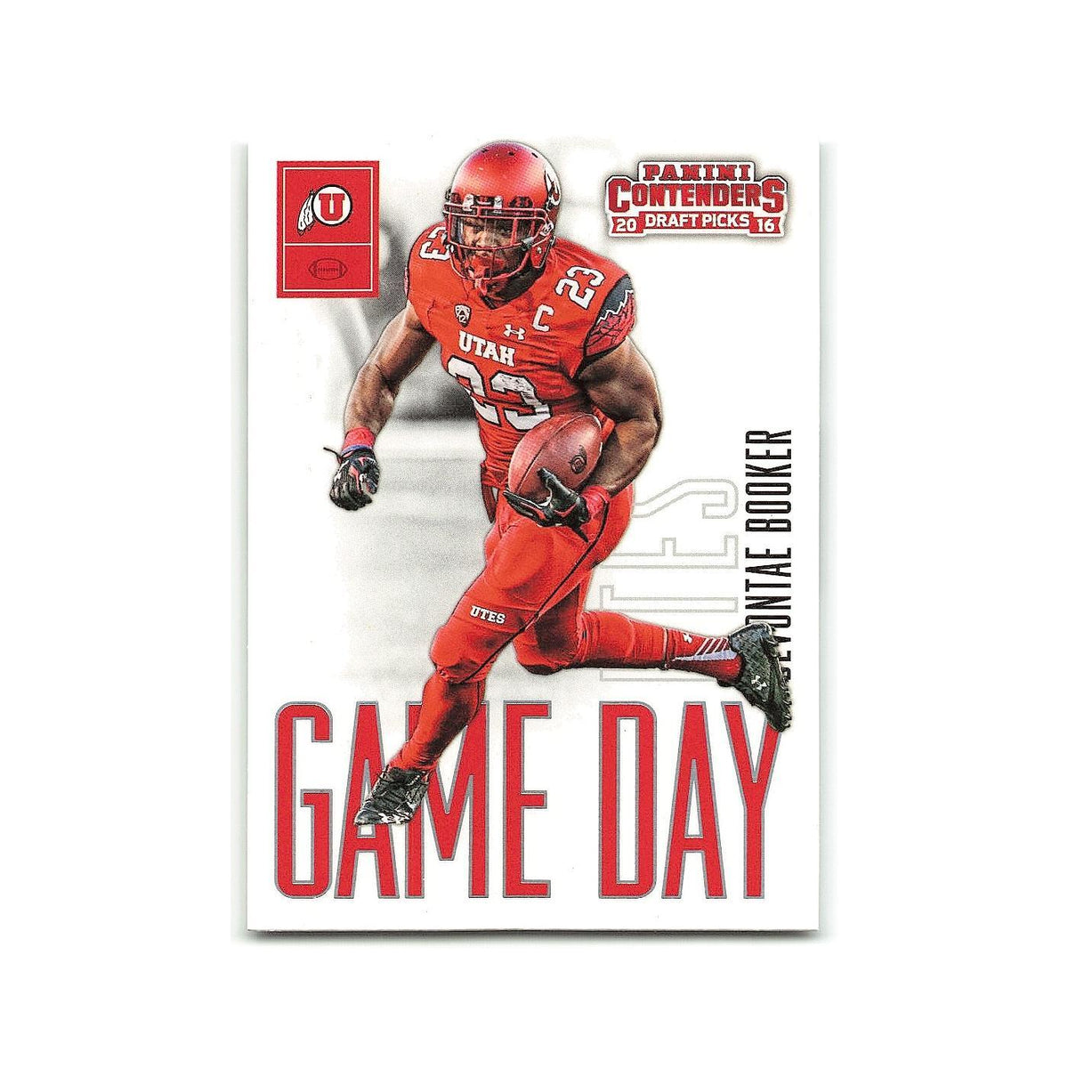 Devontae Booker 2016 Panini Contenders Draft Picks #22 Utah Utes NM