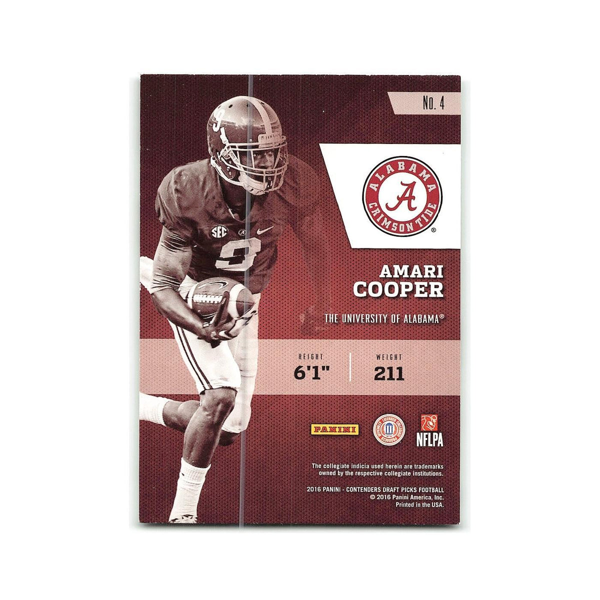 Amari Cooper 2016 Panini Contenders Draft Picks Class Reunion #4 NM