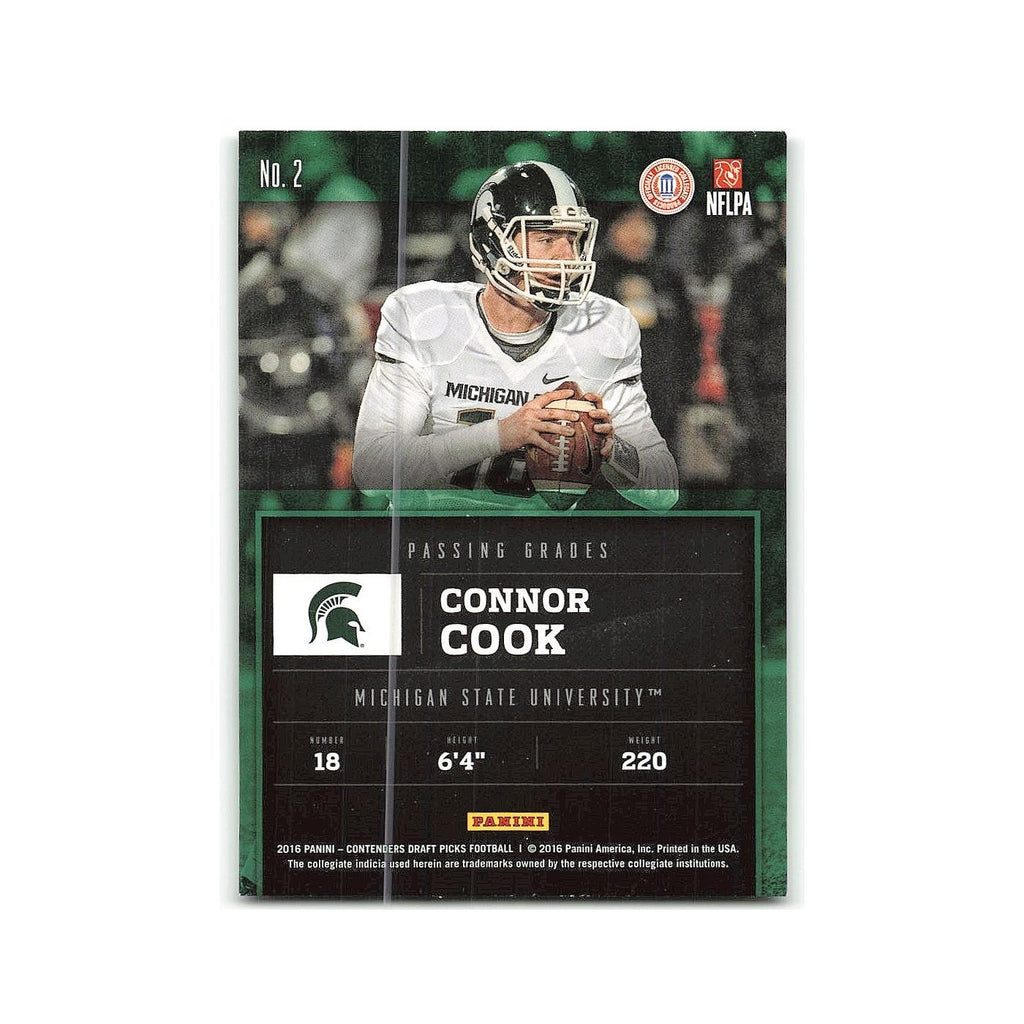 Connor Cook 2016 Panini Contenders Draft Picks Passing Grades #2 NM