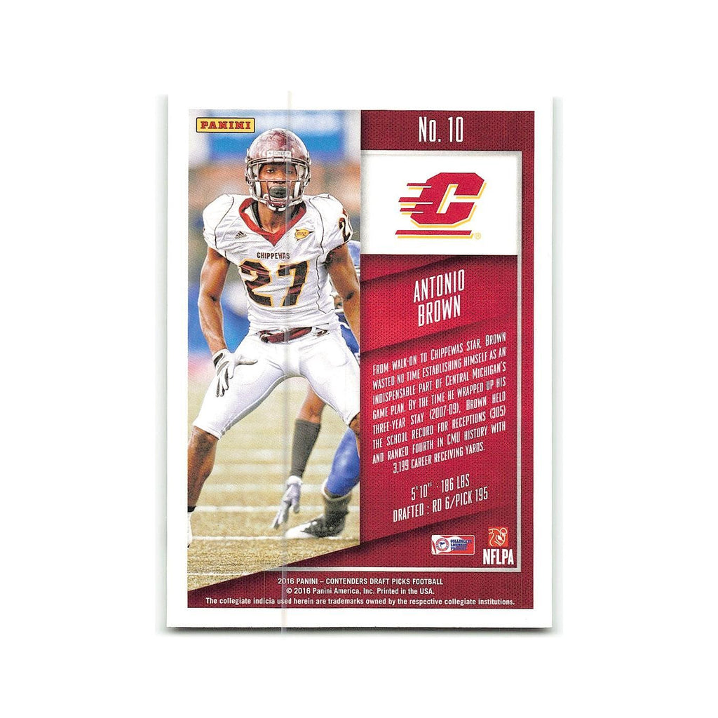 Antonio Brown 2016 Panini Contenders Draft Picks #10 NM