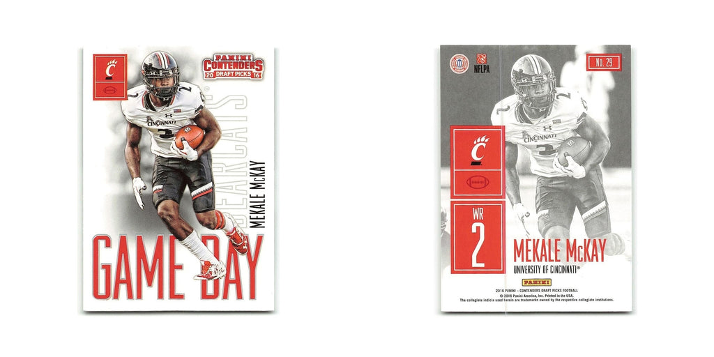 Mekale McKay 2016 Panini Contenders Draft Picks #29 Cincinnati Bearcats NM