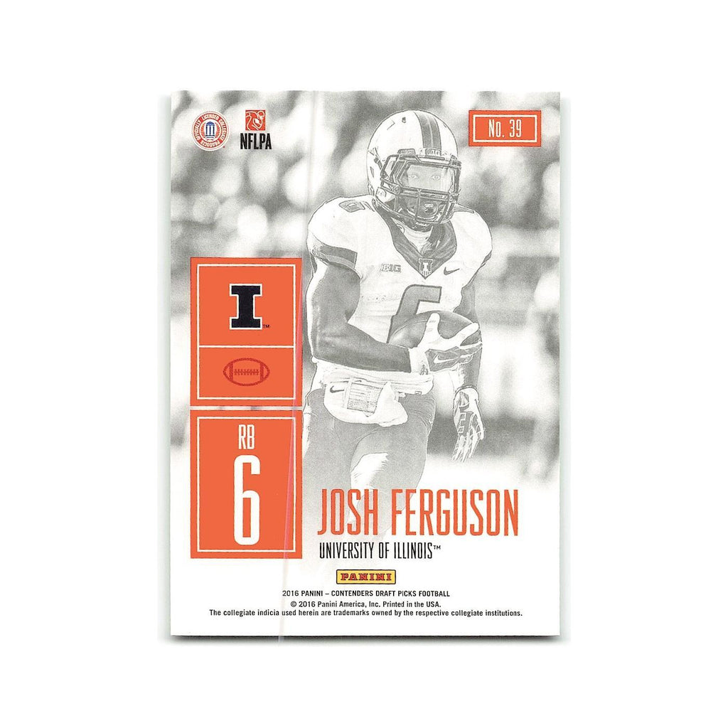 Josh Ferguson 2016 Panini Contenders Draft Picks #39 Illinois Fighting Illini NM