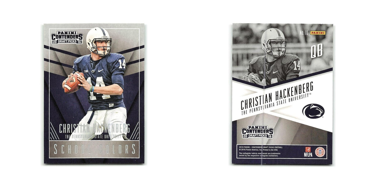 Christian Hackenberg 2016 Panini Contenders Draft Picks School Colors #10 NM