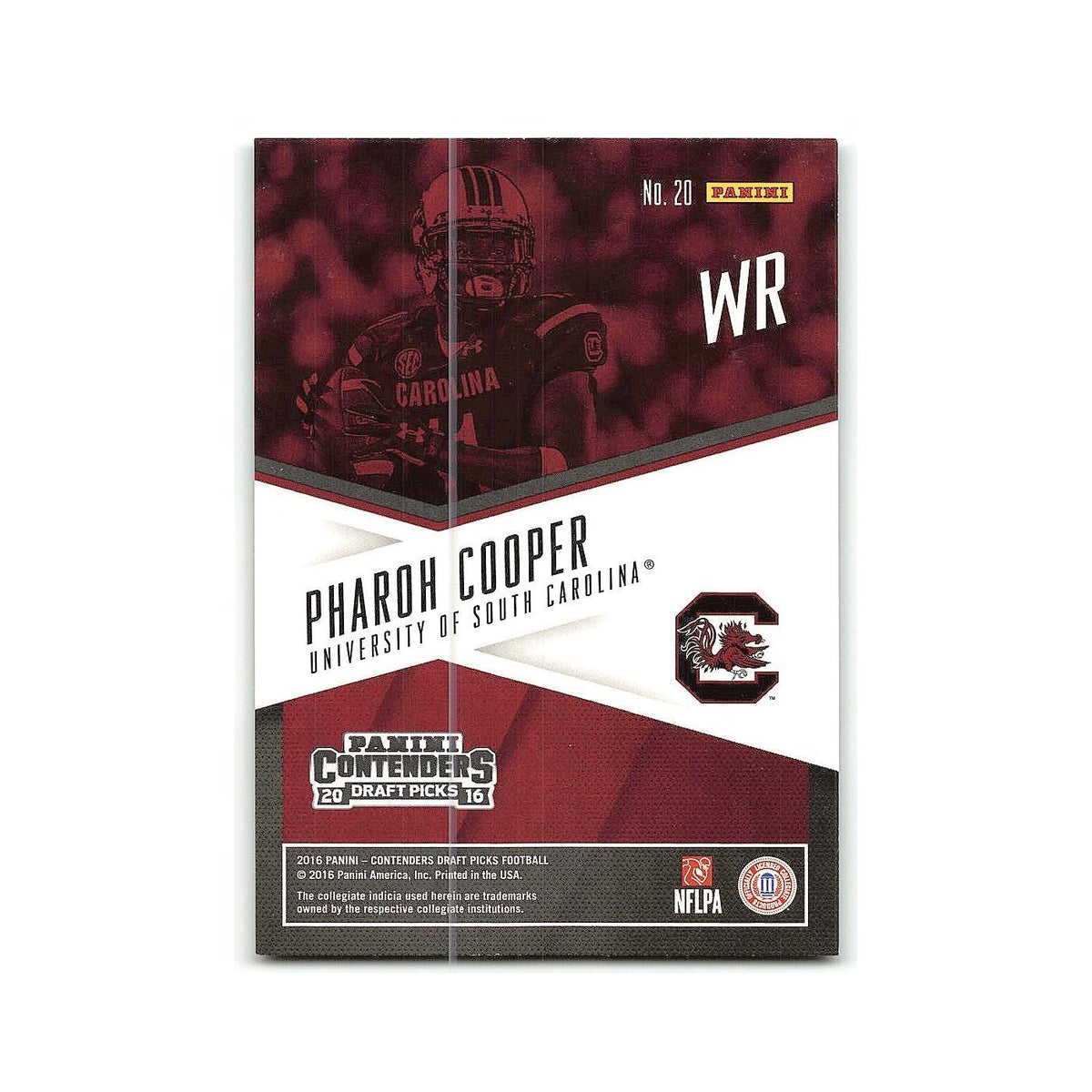 Pharoh Cooper 2016 Panini Contenders Draft Picks School Colors #20 NM