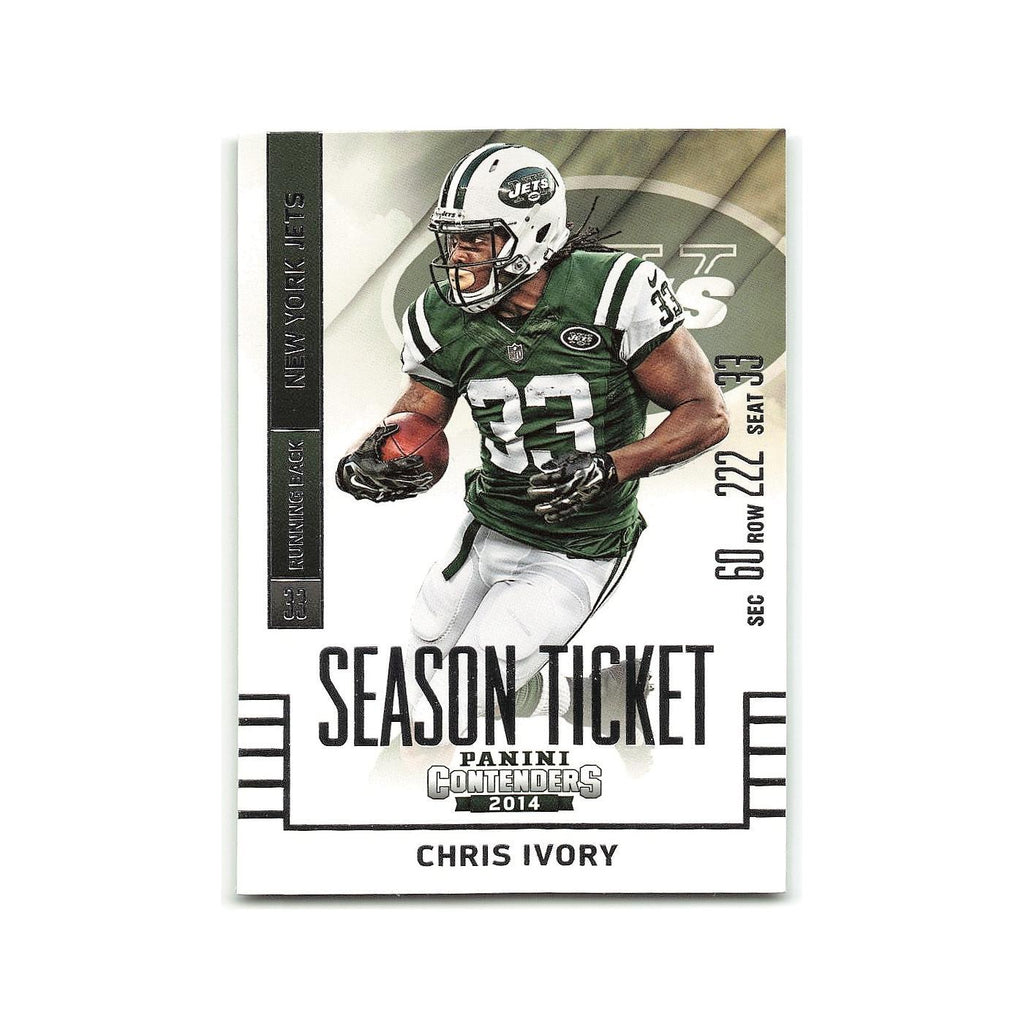 Chris Ivory 2014 Panini Contenders #55 New York Jets Football Card NM