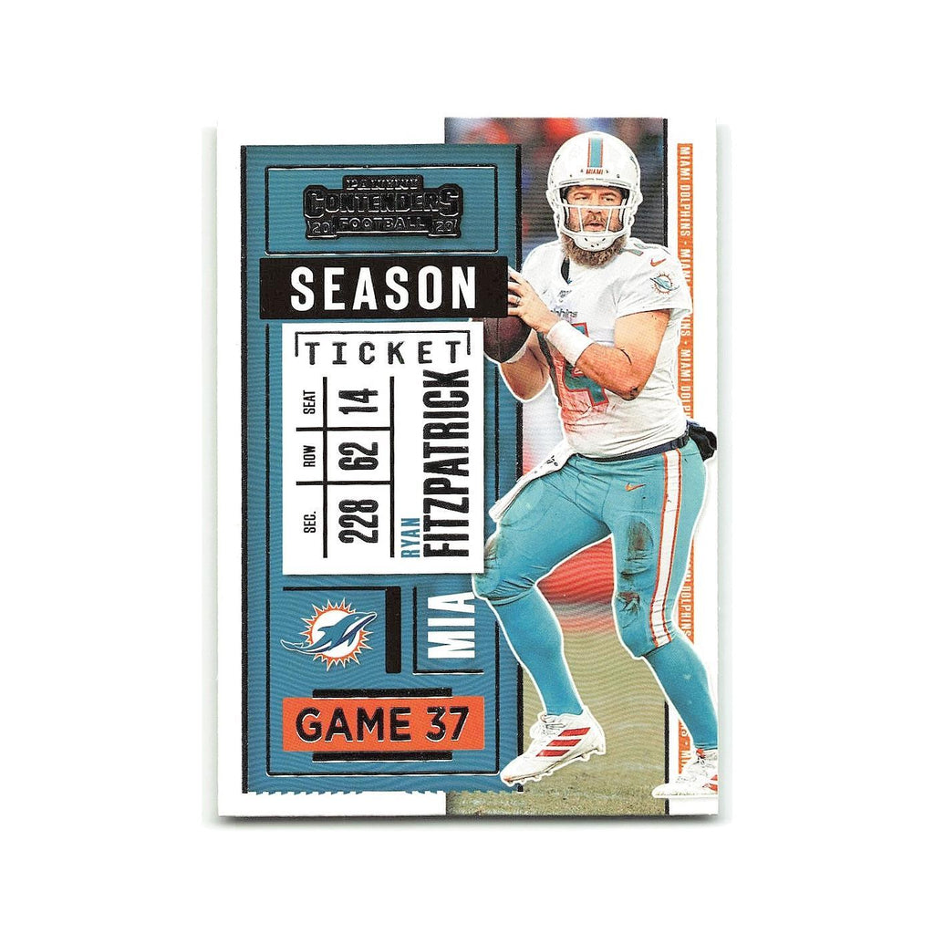 Ryan Fitzpatrick 2020 Panini Contenders #47 Miami Dolphins Football Card NM