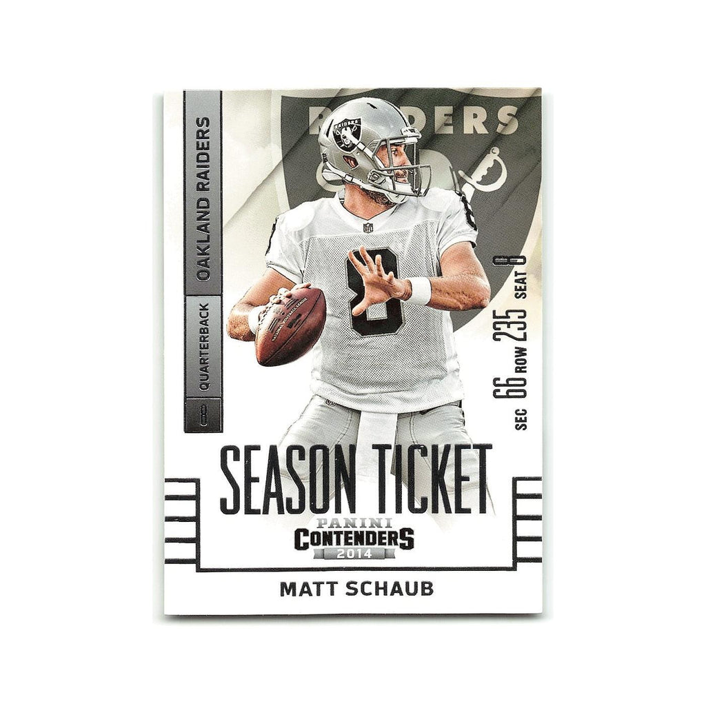 Matt Schaub 2014 Panini Contenders #72 Oakland Raiders Football Card NM