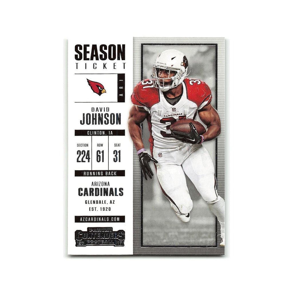 David Johnson 2017 Panini Contenders #50 Arizona Cardinals Football Card NM