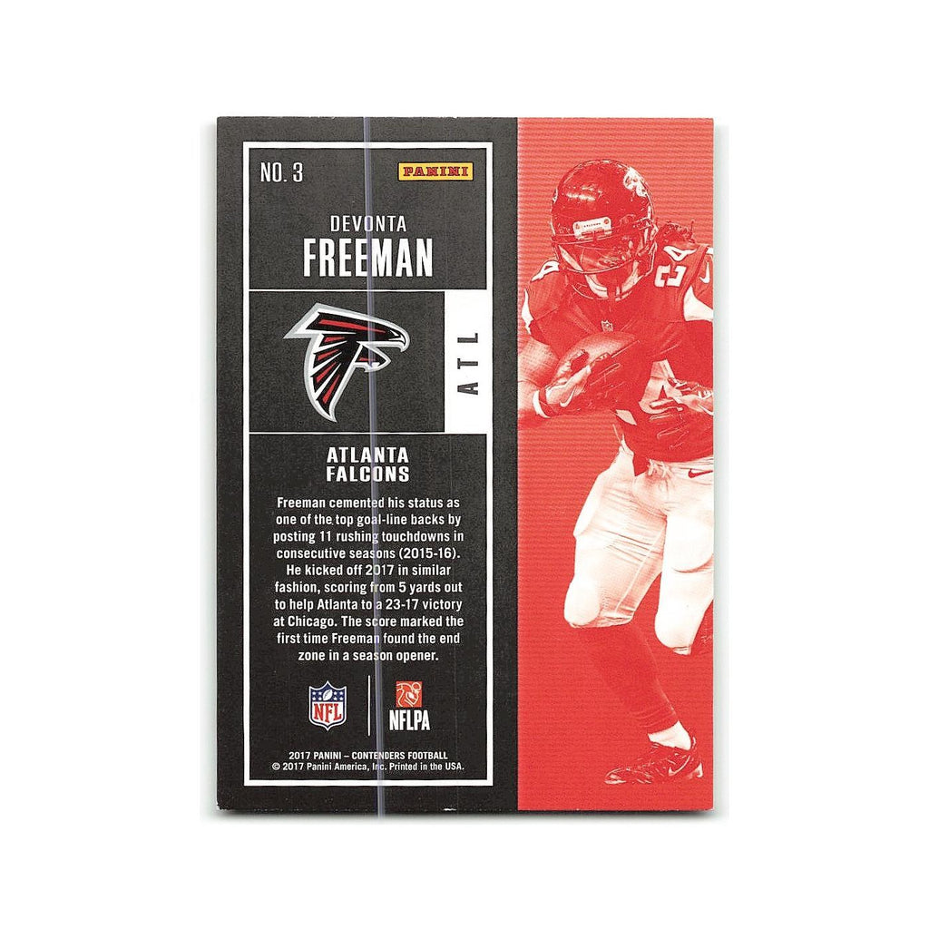 Devonta Freeman 2017 Panini Contenders #3 Atlanta Falcons Football Card NM