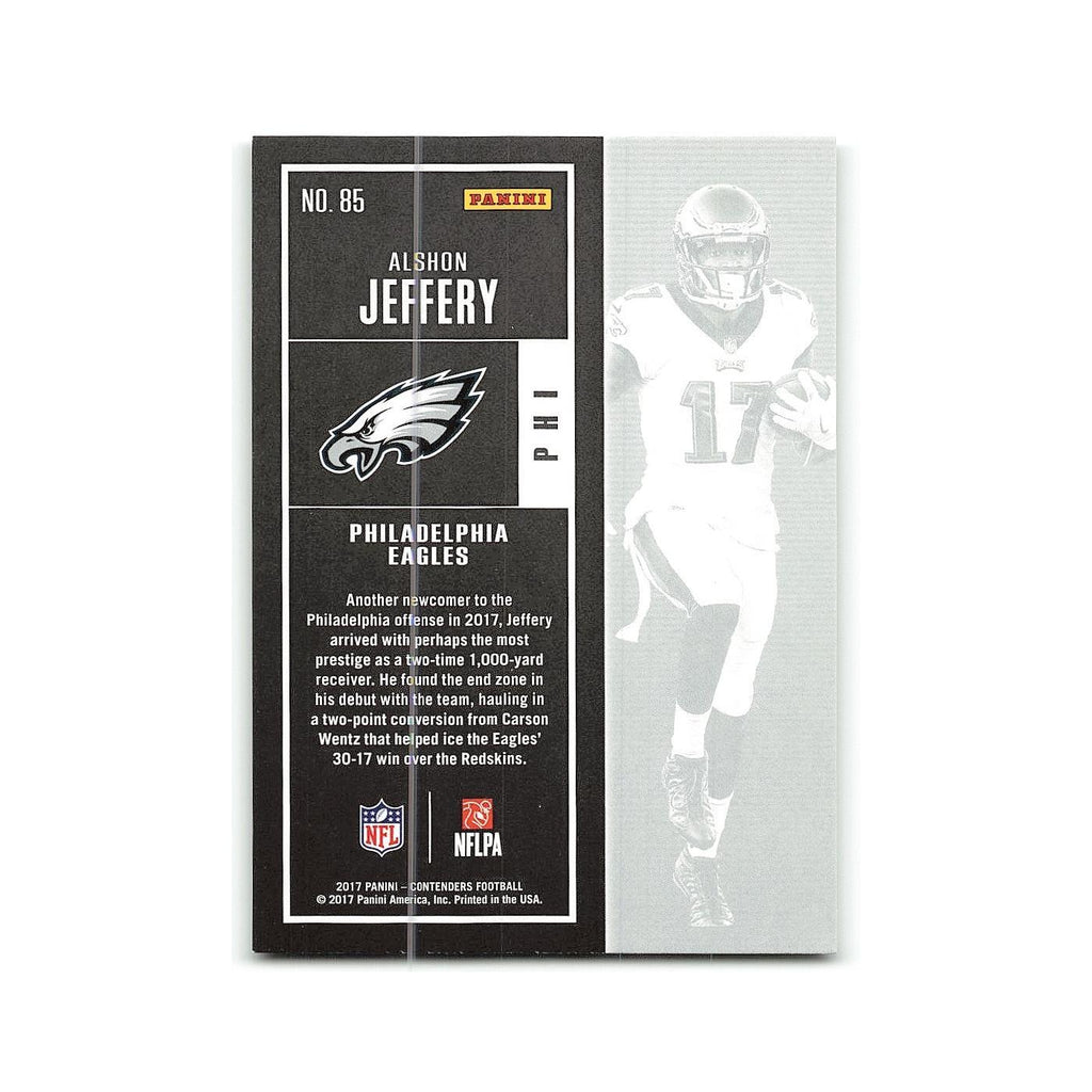 Alshon Jeffery 2017 Panini Contenders #85 Philadelphia Eagles Football Card NM