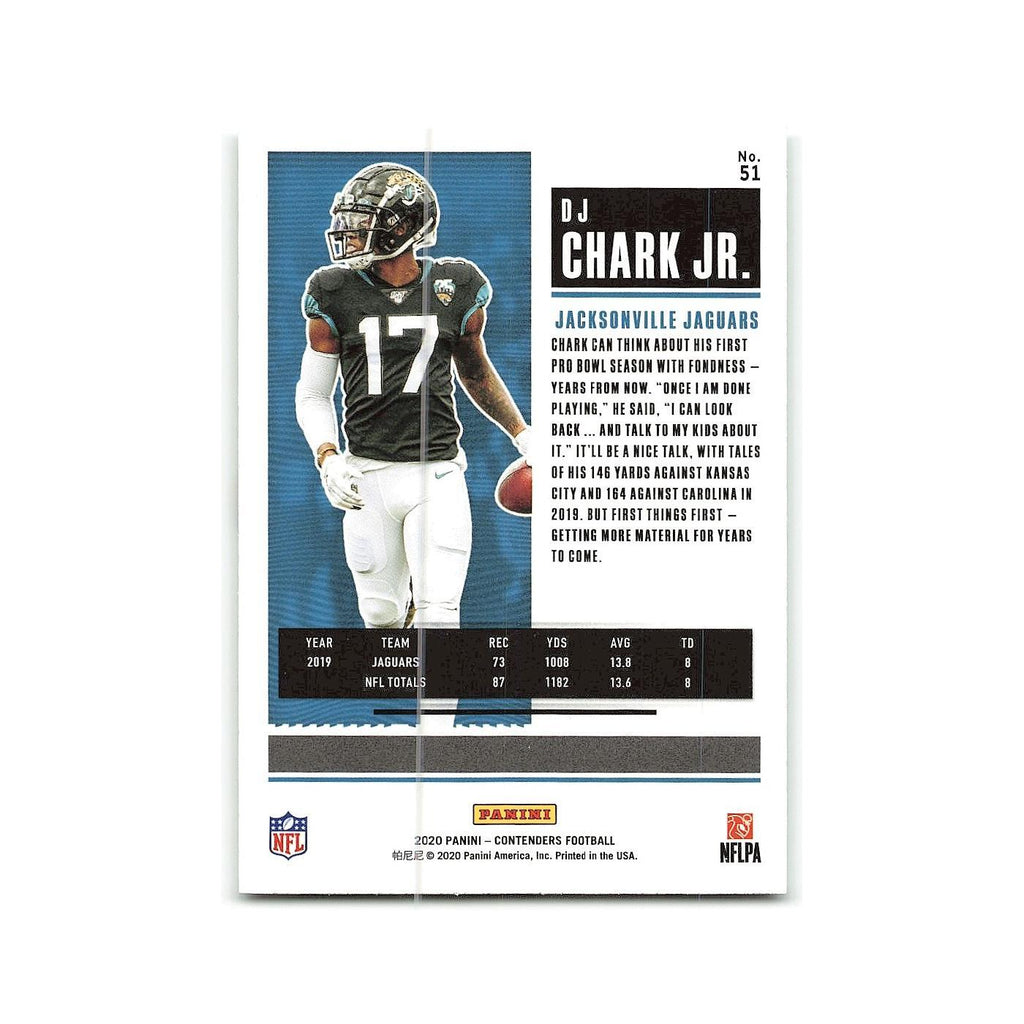 DJ Chark Jr. 2020 Panini Contenders #51 Jacksonville Jaguars Football Card NM