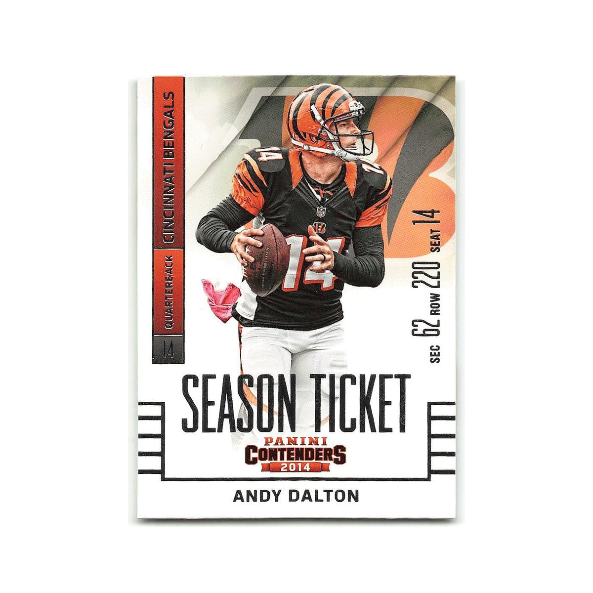 Andy Dalton 2014 Panini Contenders #11 Cincinnati Bengals Football Card NM