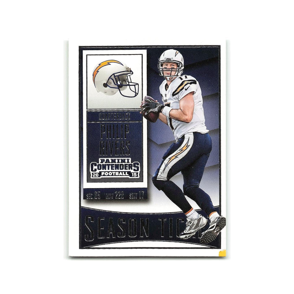 Philip Rivers 2015 Panini Contenders #10 San Diego Chargers Football Card NM