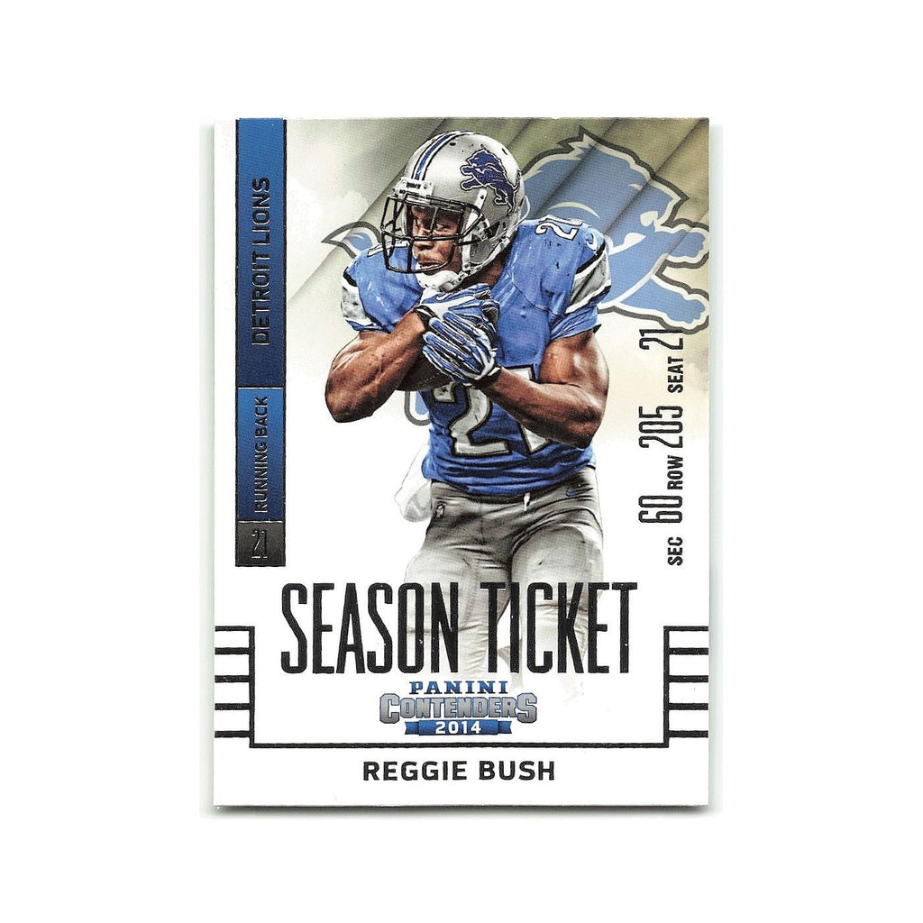 Reggie Bush 2014 Panini Contenders #57 Detroit Lions Football Card NM