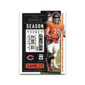 David Montgomery 2020 Panini Contenders #83 Chicago Bears Football Card NM