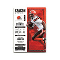 Isaiah Crowell 2017 Panini Contenders #45 Cleveland Browns Football Card NM