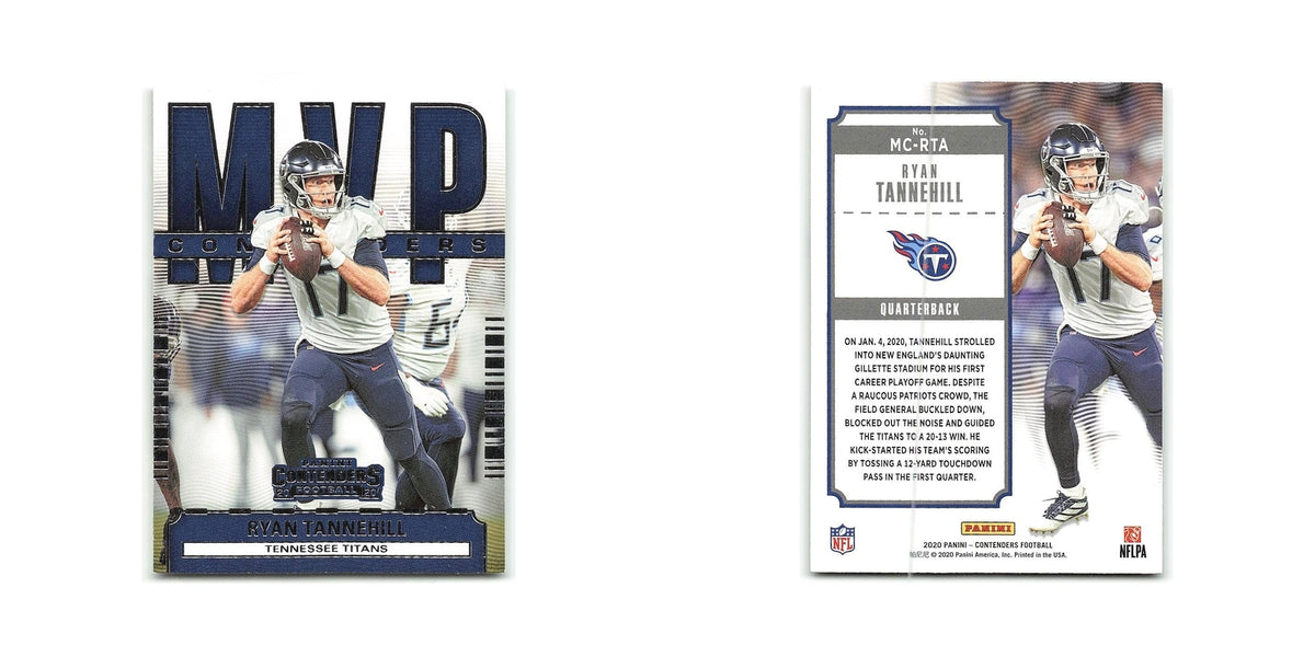 Ryan Tannehill 2020 Panini Contenders MVP #MC-RTA Tennessee Titans NM