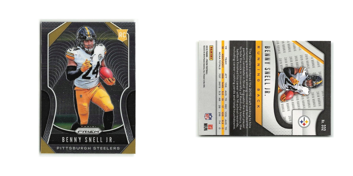 Benny Snell Jr. 2019 Panini Prizm #332 Pittsburgh Steelers Football Card NM