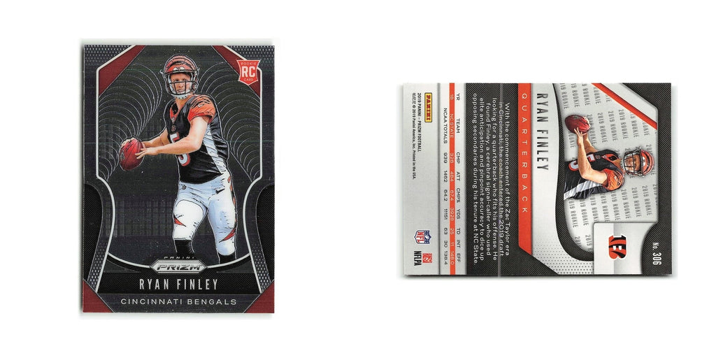 Ryan Finley 2019 Panini Prizm #306 Cincinnati Bengals Football Card NM