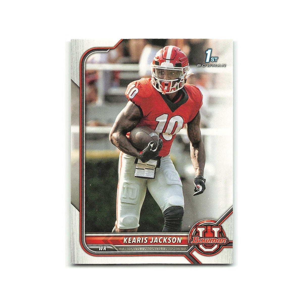 Kearis Jackson 2022 Bowman University #27 Georgia Bulldogs Football Card NM