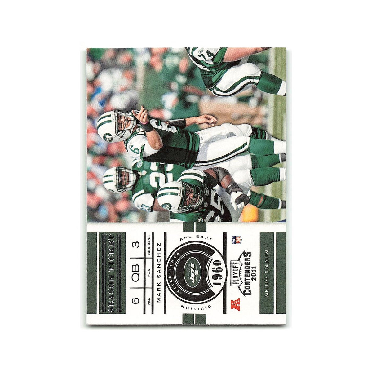 Mark Sanchez 2011 Playoff Contenders #11 New York Jets Football Card NM