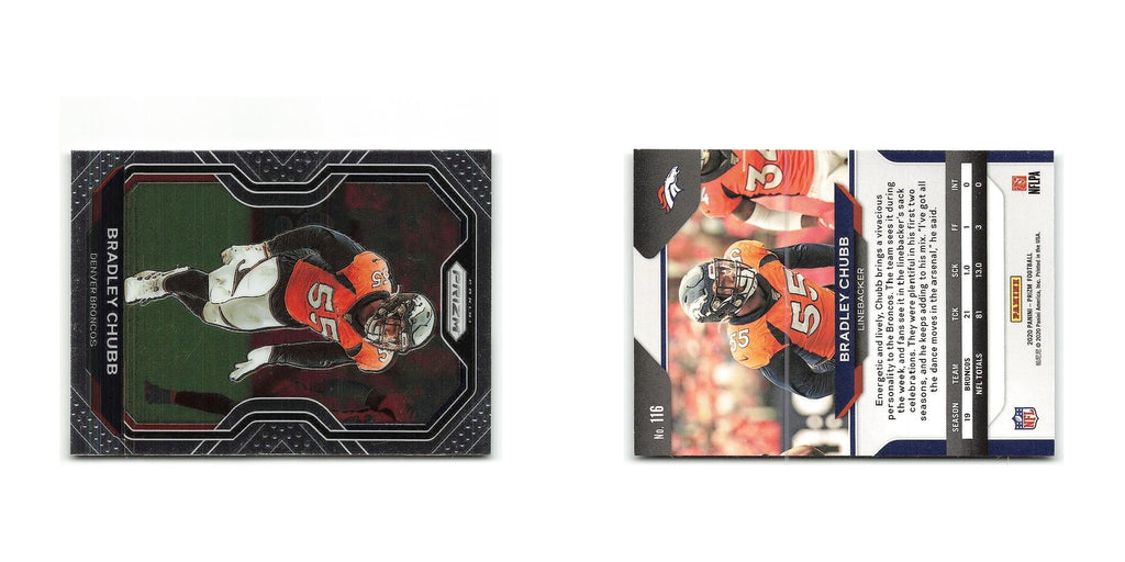 Bradley Chubb 2020 Panini Prizm #116 Denver Broncos Football Card NM