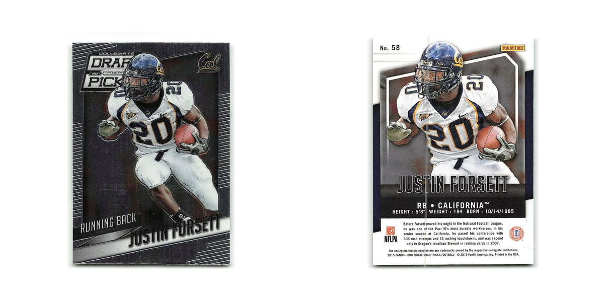 Justin Forsett 2015 Panini Prizm Collegiate Draft Picks #58 NM
