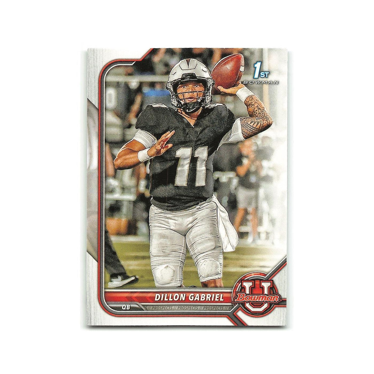 Dillon Gabriel 2022 Bowman University #12 Oklahoma Sooners Football Card NM