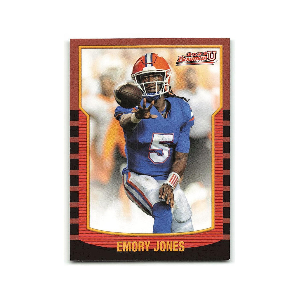 Emory Jones 2022 Bowman University #2KB-6 Florida Gators Football Card NM