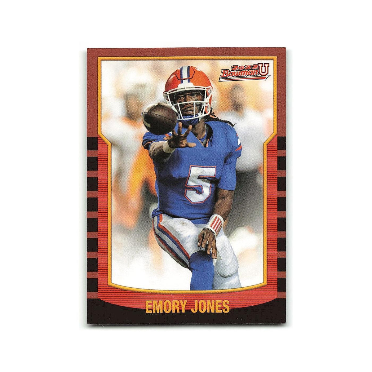 Emory Jones 2022 Bowman University #2KB-6 Florida Gators Football Card NM