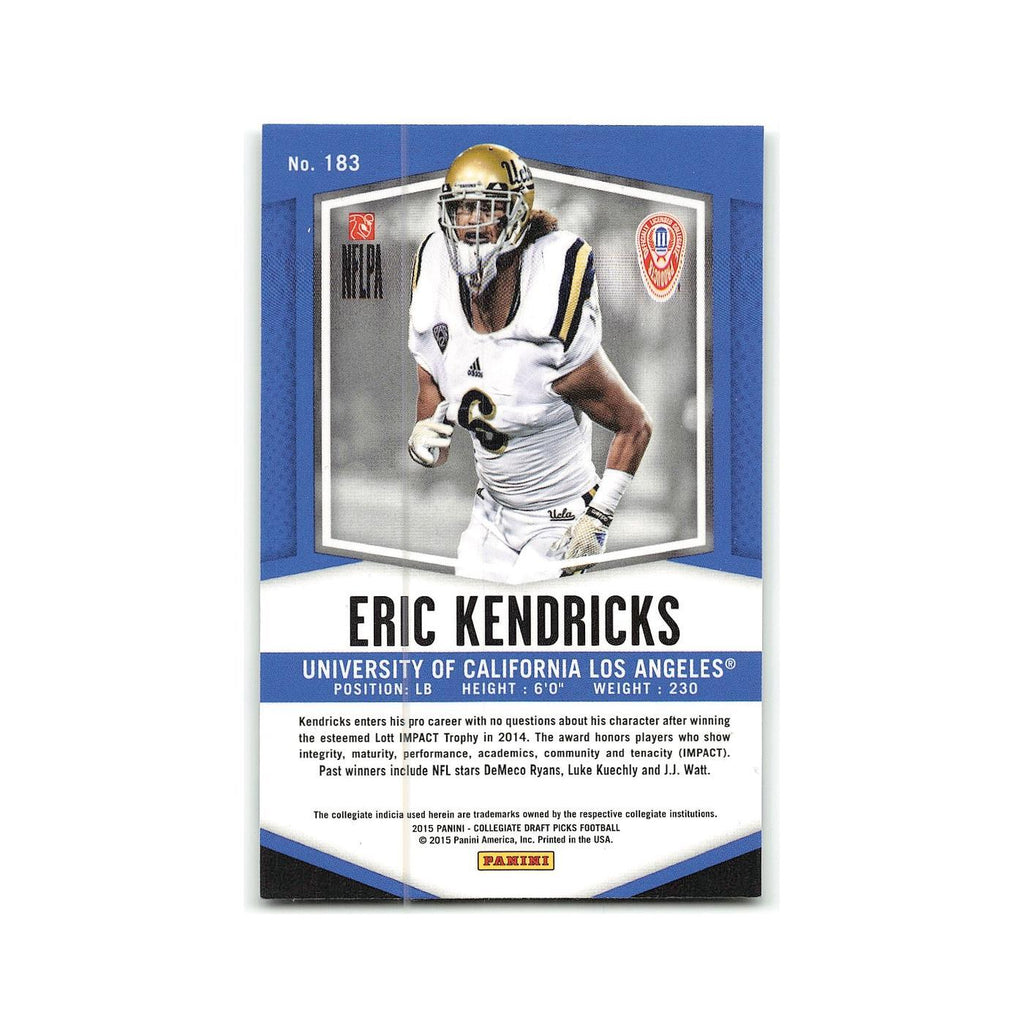 Eric Kendricks Rookie 2015 Panini Prizm Collegiate Draft Picks #183 NM