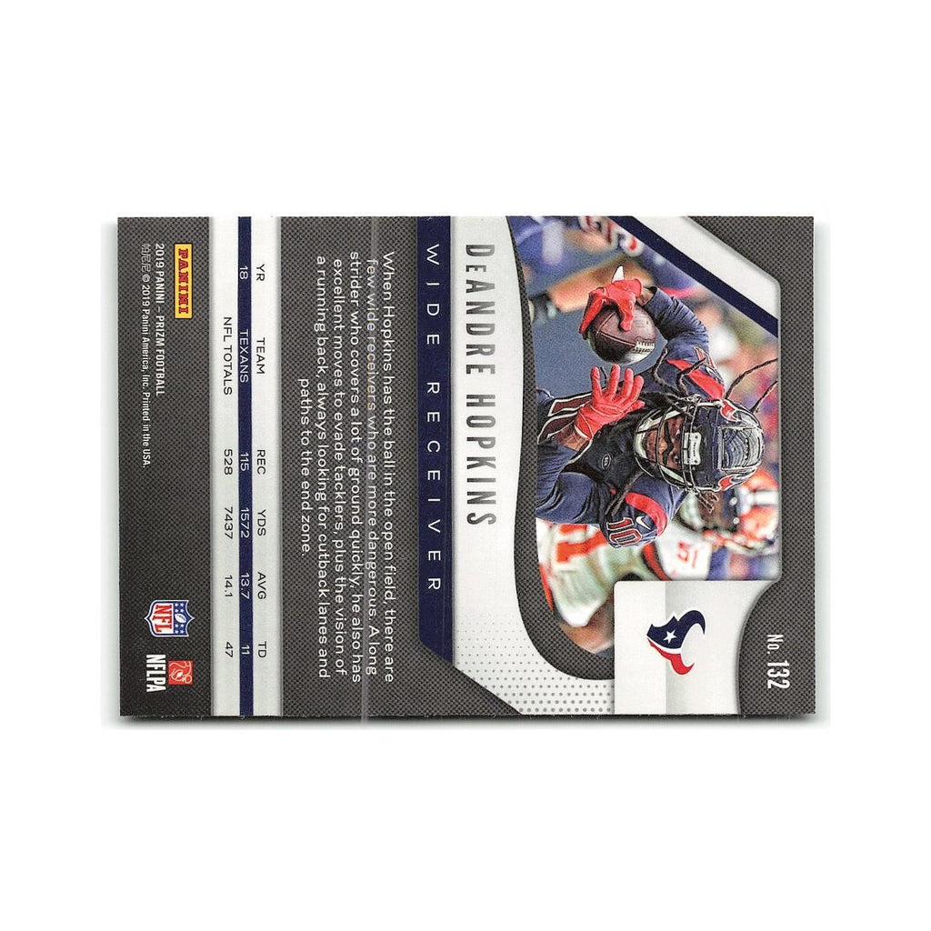 DeAndre Hopkins 2019 Panini Prizm #132 Houston Texans Football Card NM