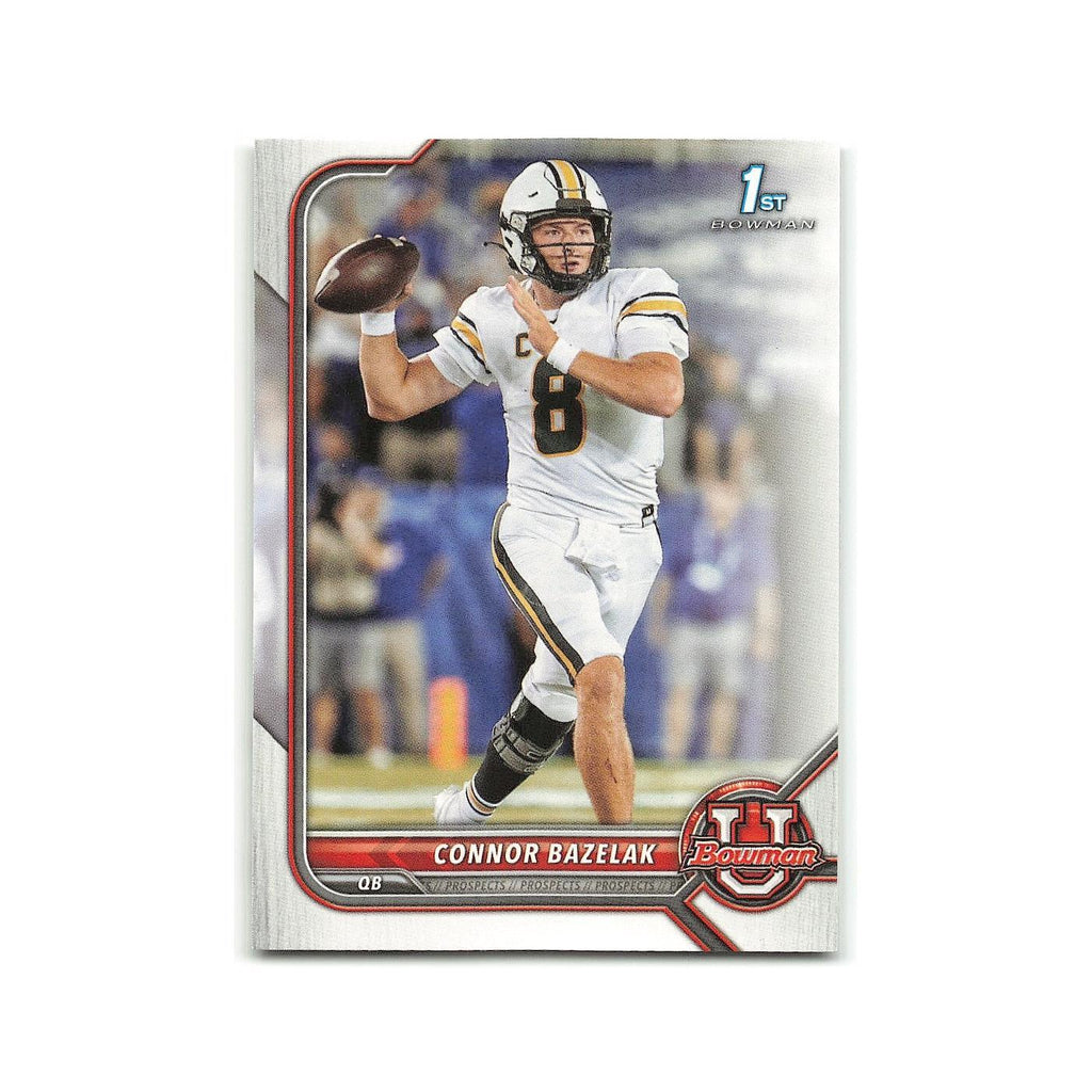 Connor Bazelak 2022 Bowman University #84 Missouri Tigers Football Card NM