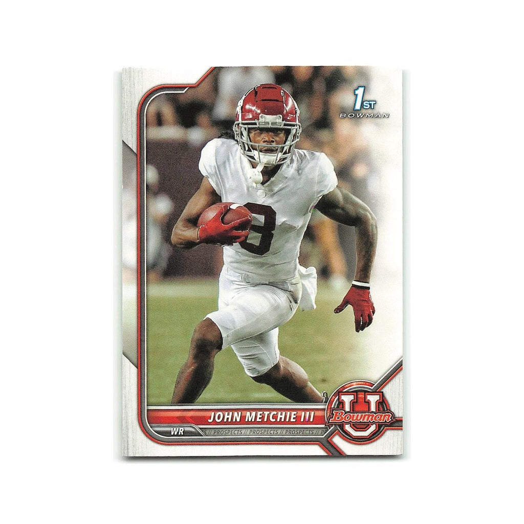 John Metchie 2022 Bowman University #47 Football Card NM
