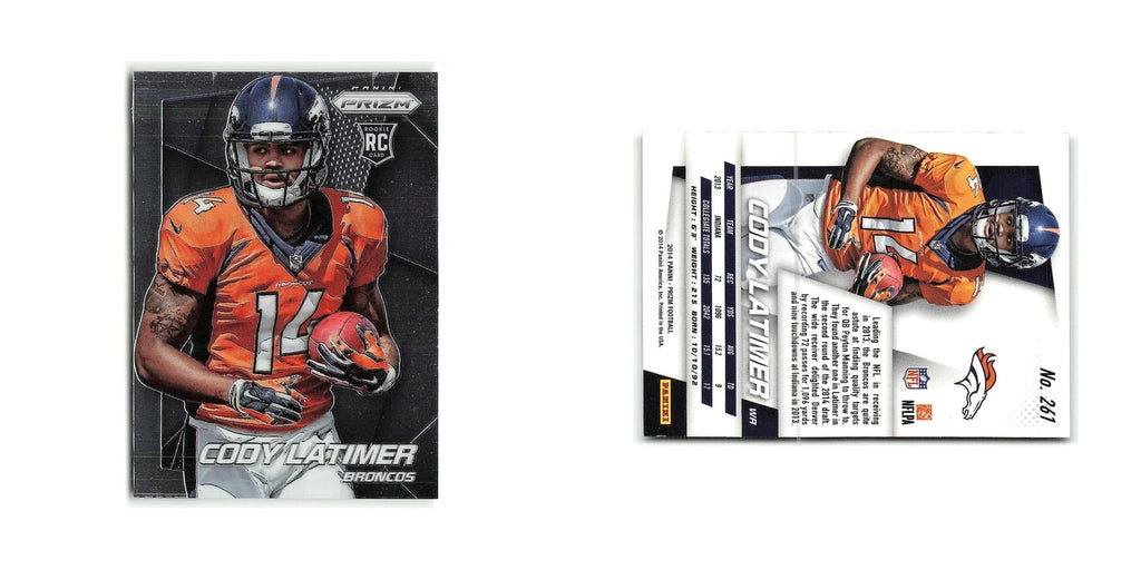 Cody Latimer Rookie 2014 Panini Prizm #261 Denver Broncos Football Card NM