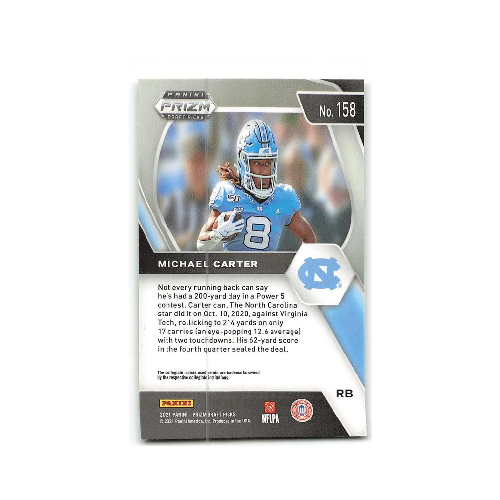 Michael Carter Rookie 2021 Panini Prizm Draft Picks Collegiate #158 NM