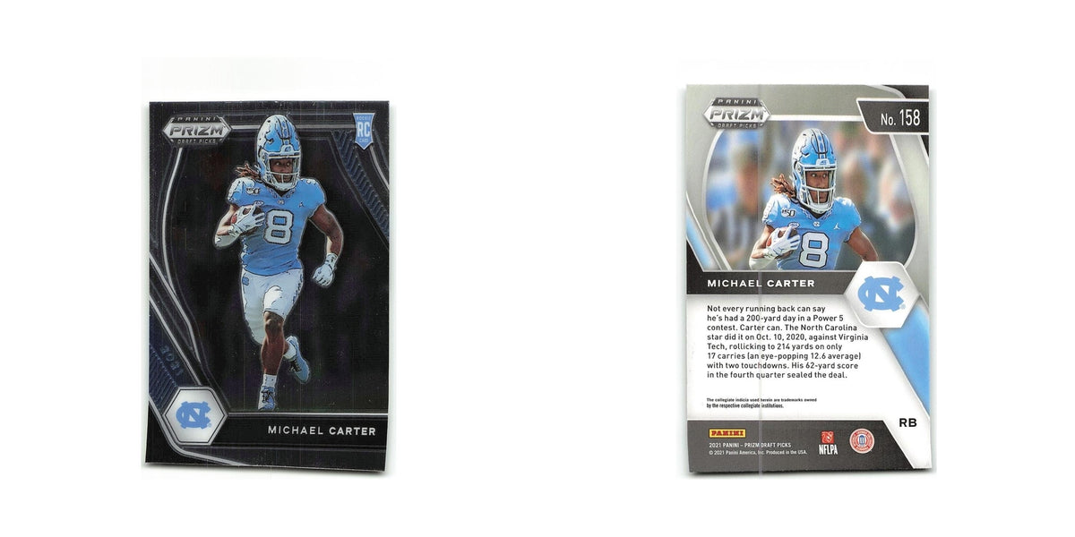 Michael Carter Rookie 2021 Panini Prizm Draft Picks Collegiate #158 NM