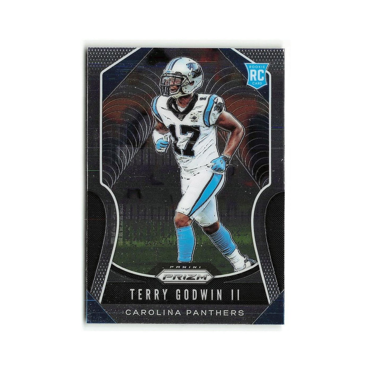 Terry Godwin II 2019 Panini Prizm #393 Carolina Panthers Football Card NM