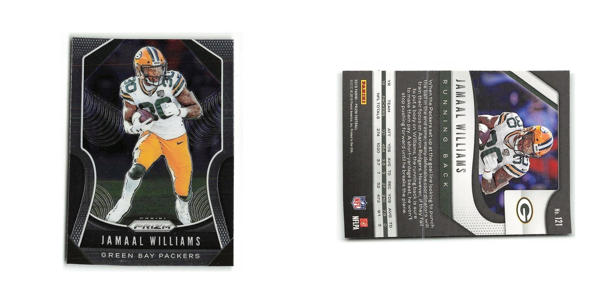 Jamaal Williams 2019 Panini Prizm #121 Green Bay Packers Football Card NM