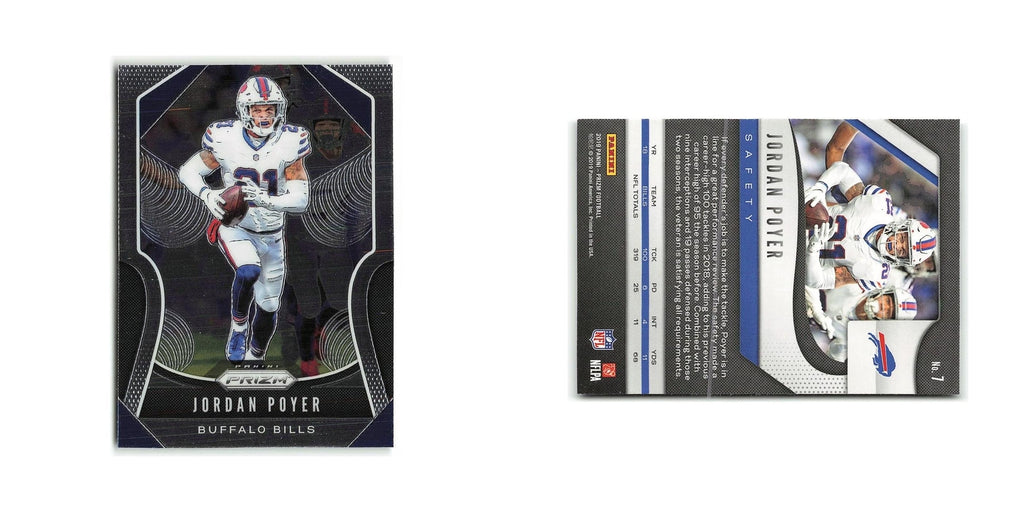 Jordan Poyer 2019 Panini Prizm #7 Buffalo Bills Football Card NM
