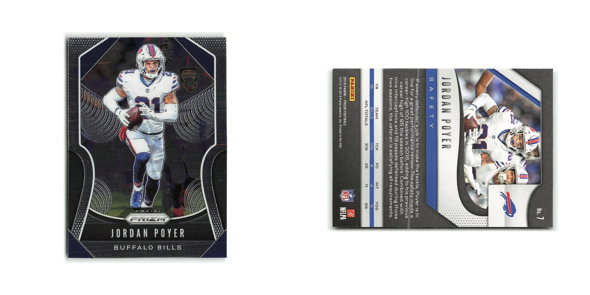 Jordan Poyer 2019 Panini Prizm #7 Buffalo Bills Football Card NM