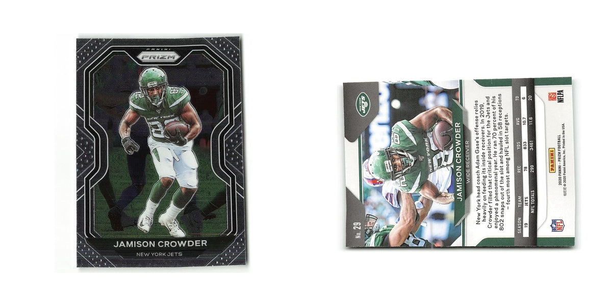 Jamison Crowder 2020 Panini Prizm #29 New York Jets Football Card NM